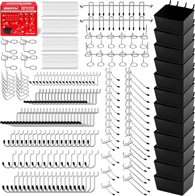 300-Piece Pegboard Hook Set