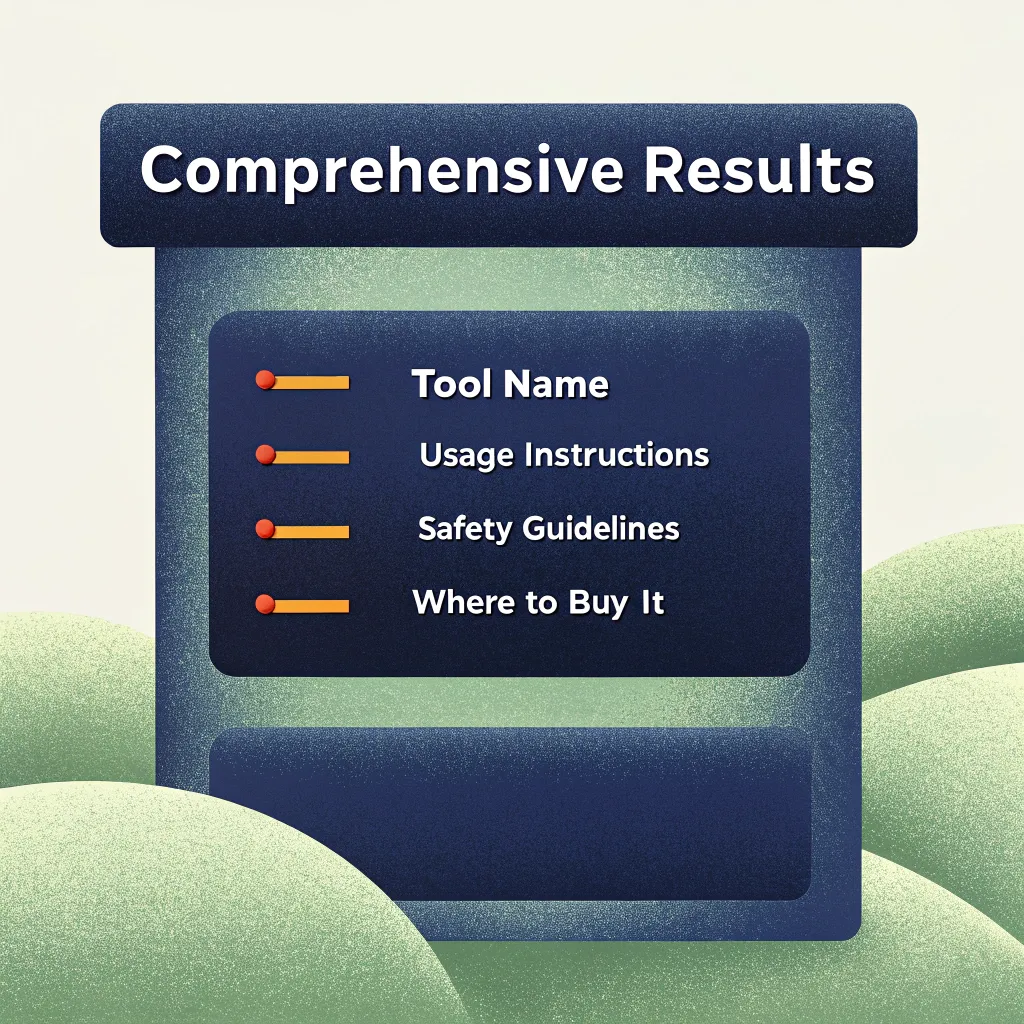 Step 3: Comprehensive Tool Information